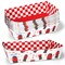 Big Dot of Happiness She's Ready to Pop Vintage Soda Bottle Paper Food Trays, Disposable Food Boats for Retro Party, Double-Sided Meal Holders - 12 Ct